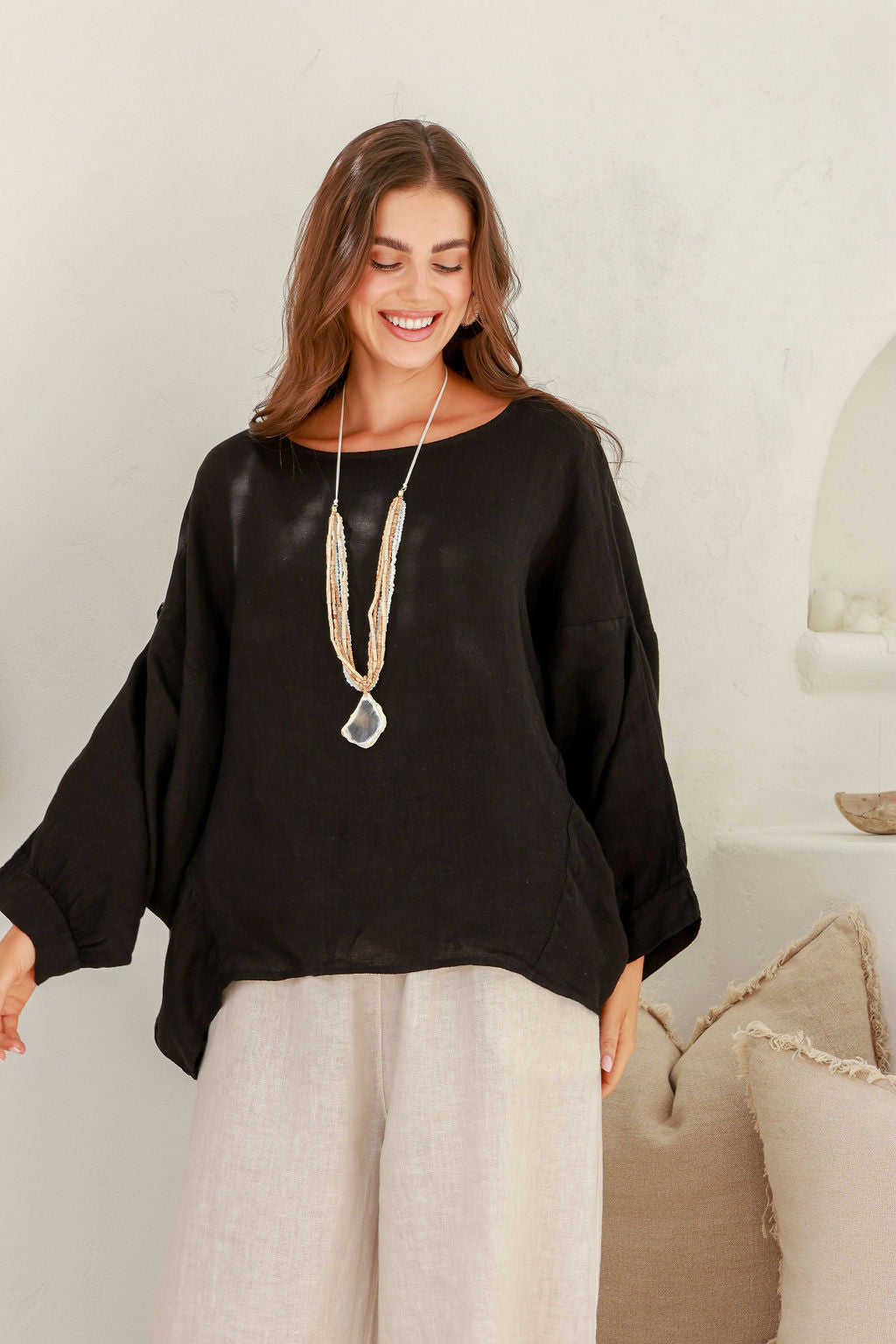 THE ITALIAN CARTEL | CIPRIA TOP - BLACK