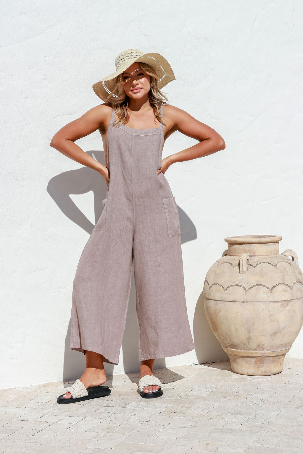 FREE ANGEL | GELSA OVERALLS MOCHA