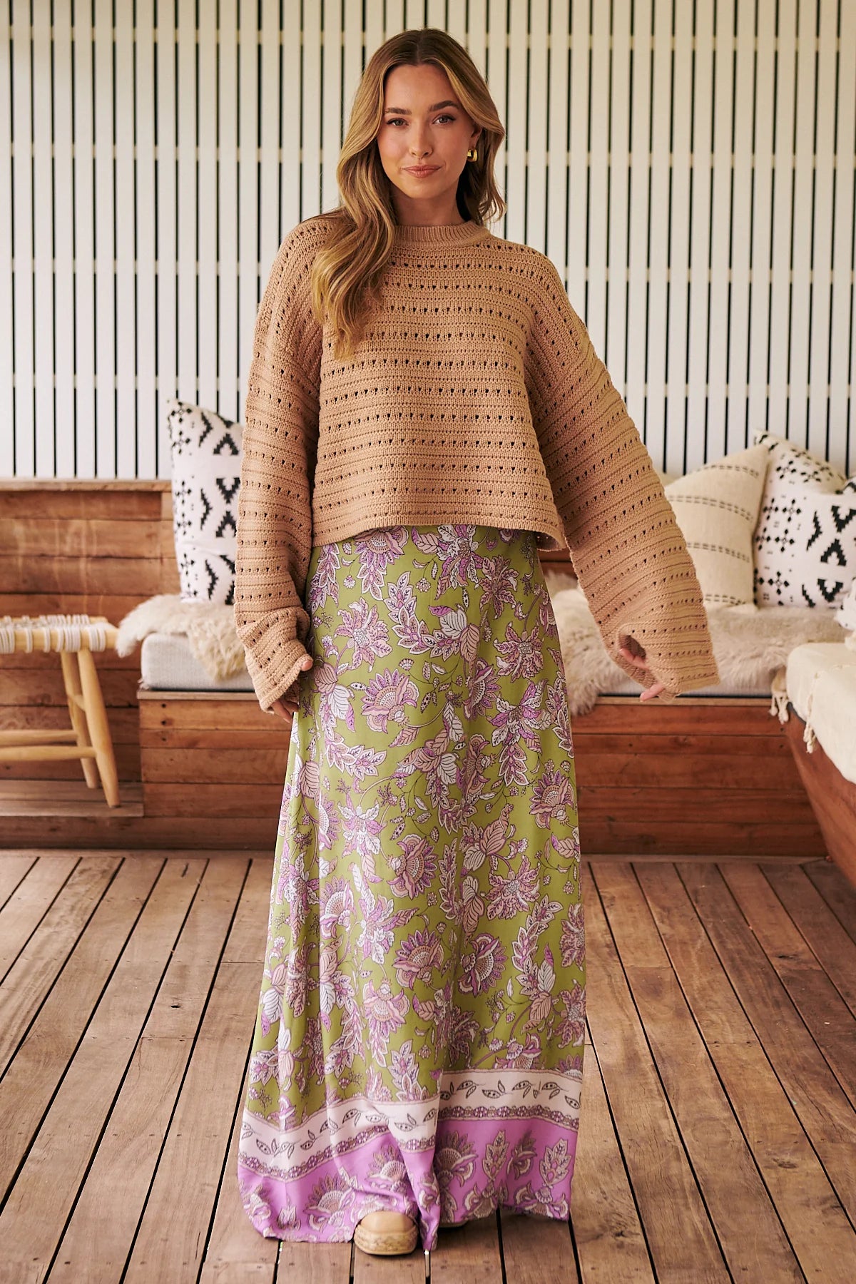 Jaase Reeva Maxi Skirt | Kaffir Print