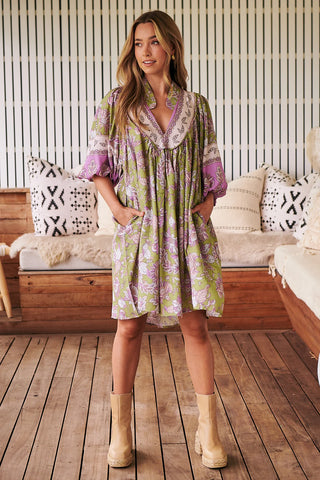 Jaase Olivia Mini Dress | Elsie Print