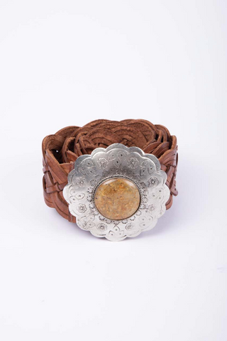 Fedor Double Stone Cuff Bracelet