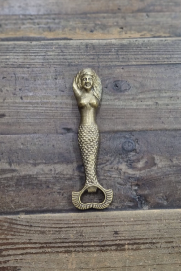 BRASS GOLD MERMAID BOTTLE OPENER