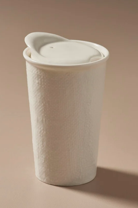 IT'S A KEEPER CERAMIC CUP | WHITE LINEN