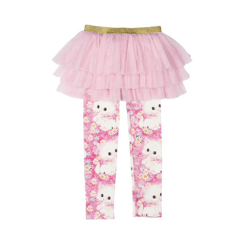 ROCK YOUR BABY | WHITE KITTEN CIRCUS TIGHTS
