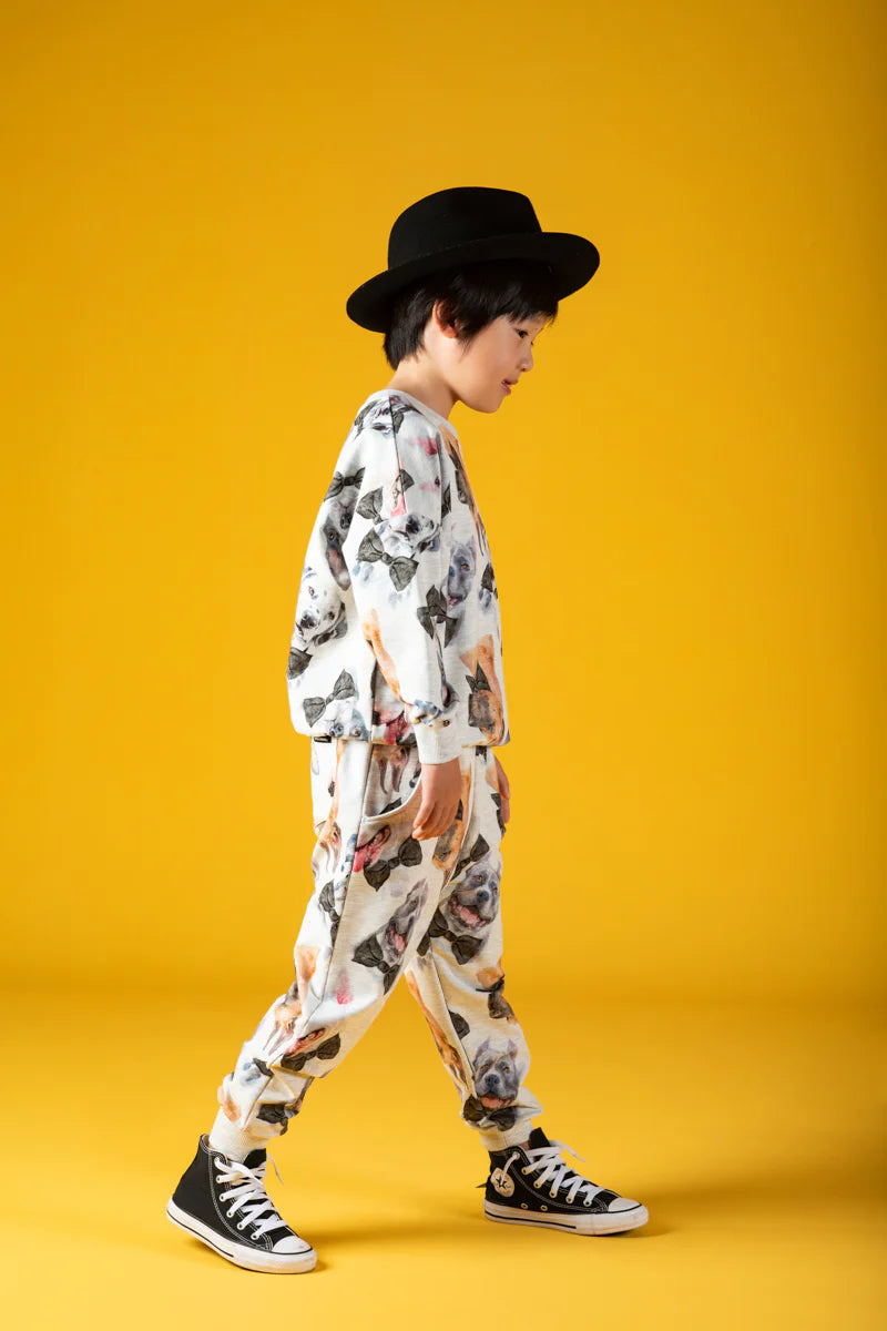 ROCK YOUR BABY |BLACK TIE PUPS TRACKPANTS