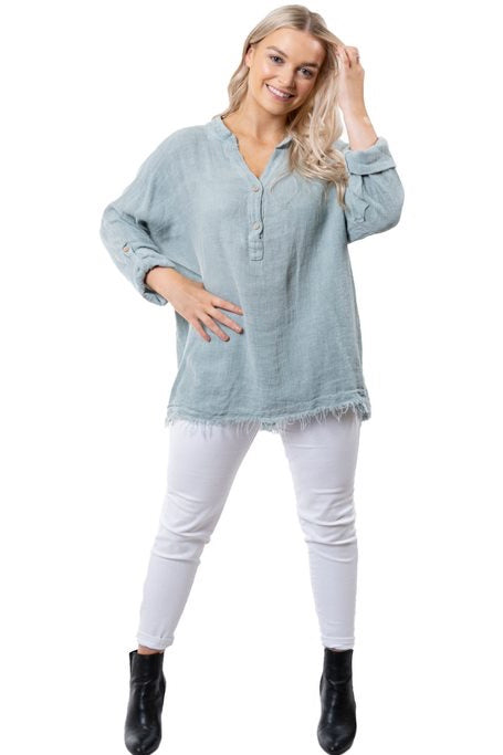 ITALIAN CARTEL | SALLY TOP - SEABREEZE