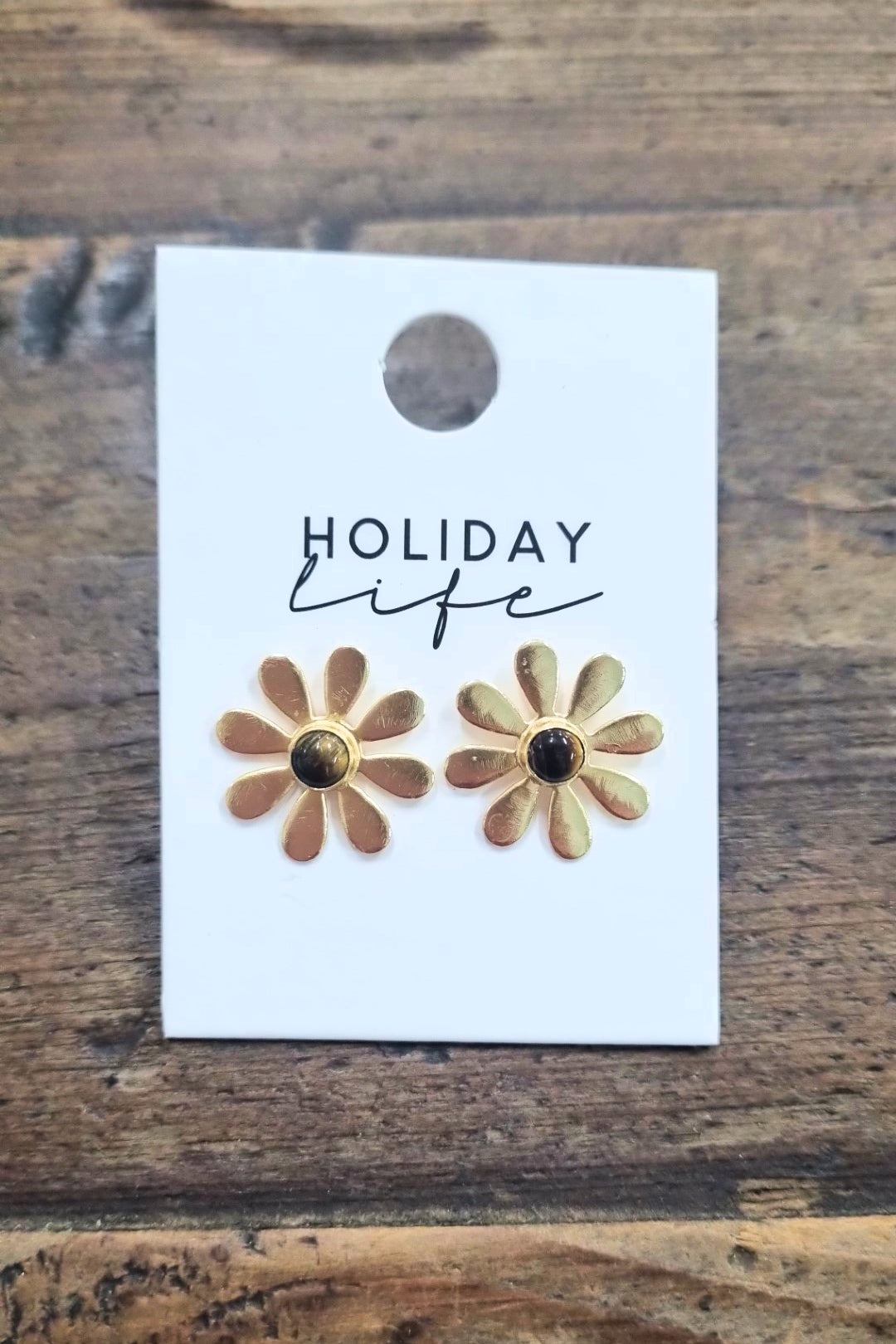 HOLIDAY Wanda Earrings | Tigers Eye
