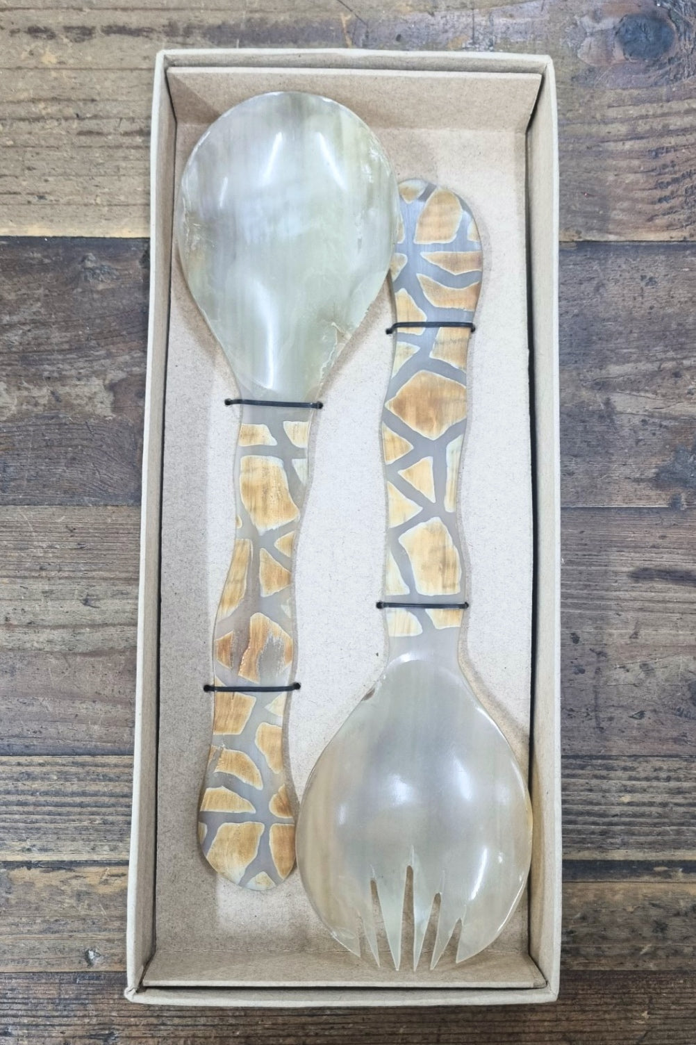 TRIBAL LIFE SALAD SERVERS