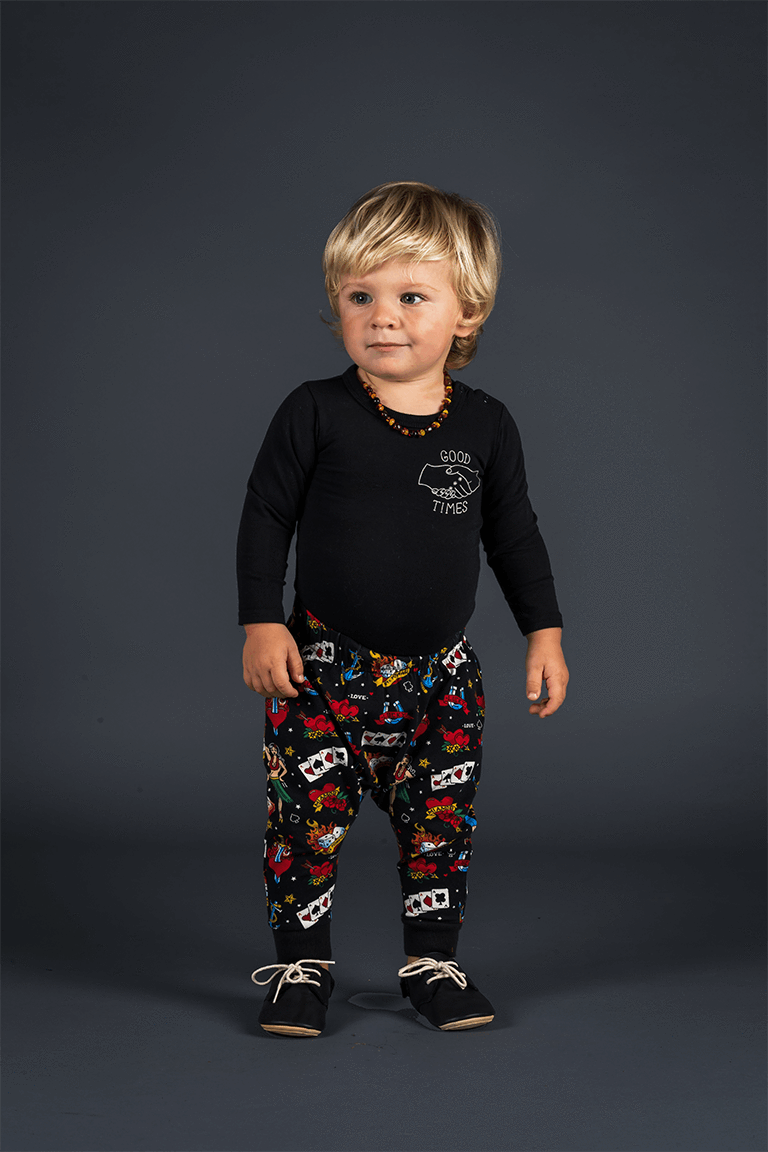 ROCK YOUR BABY OLD SCHOOL TATTOO PANTS