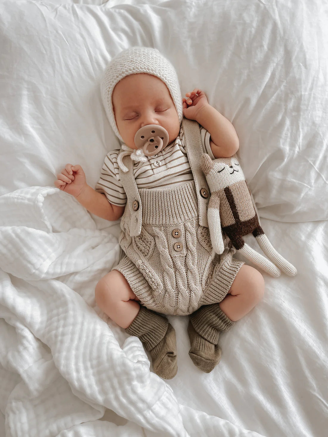 JAMIE KAY | Hudson Suspender Short - Sandy Brown