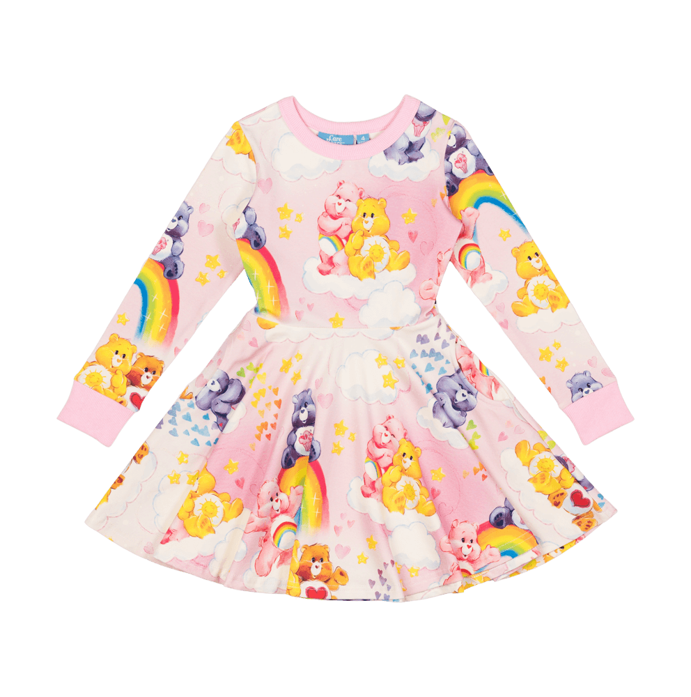 ROCK YOUR KID FRIENDSHIP LS WAISTED DRESS
