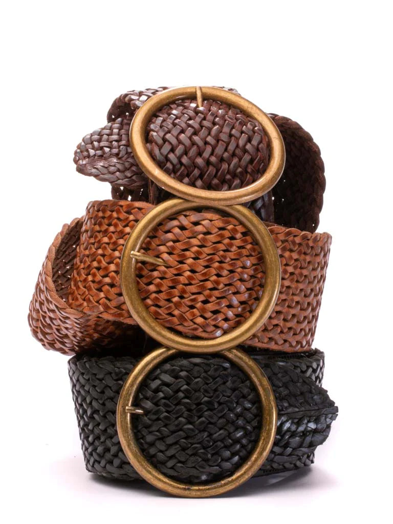 Wanderlust Medina Woven Leather Belt