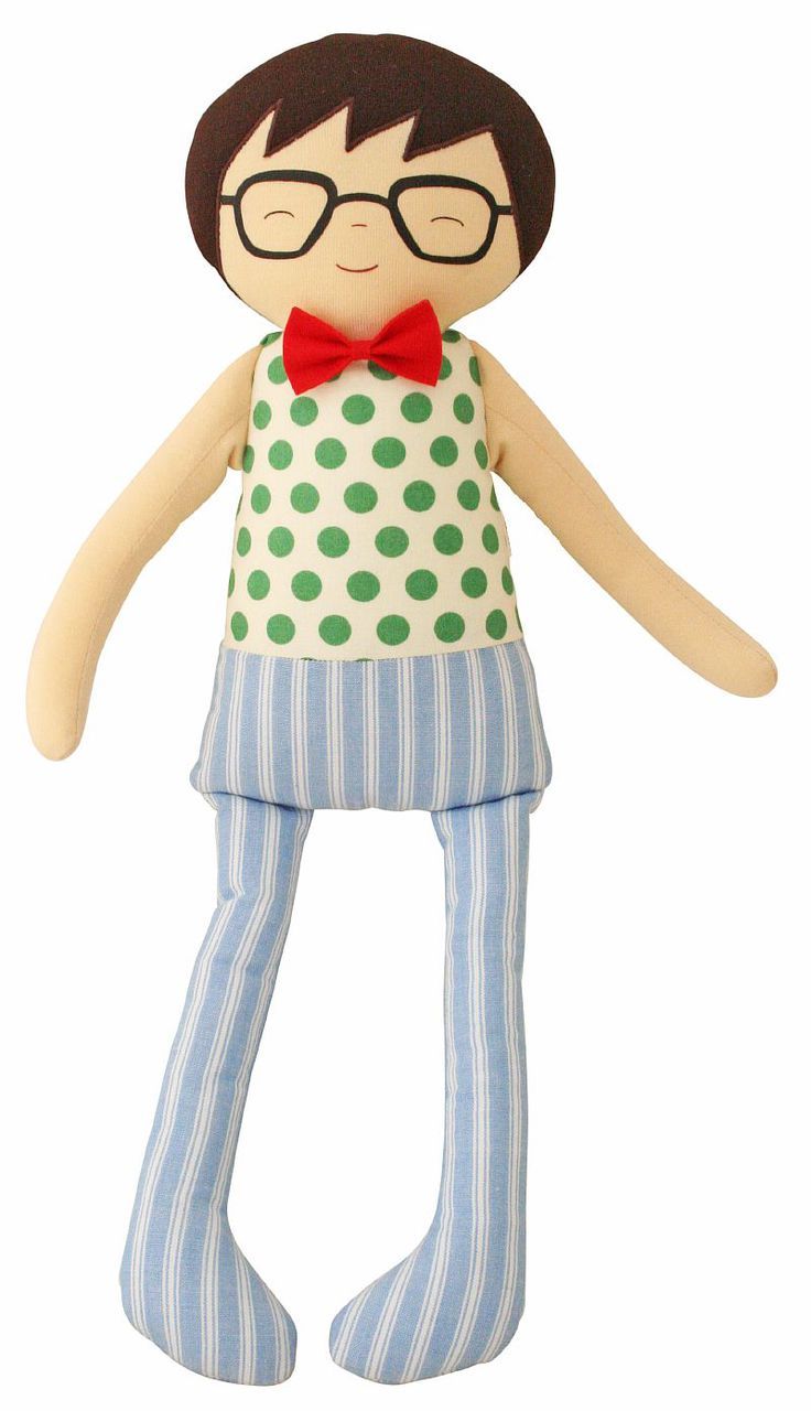 TED CUDDLE DOLL 45CM - GREEN DOTTIE