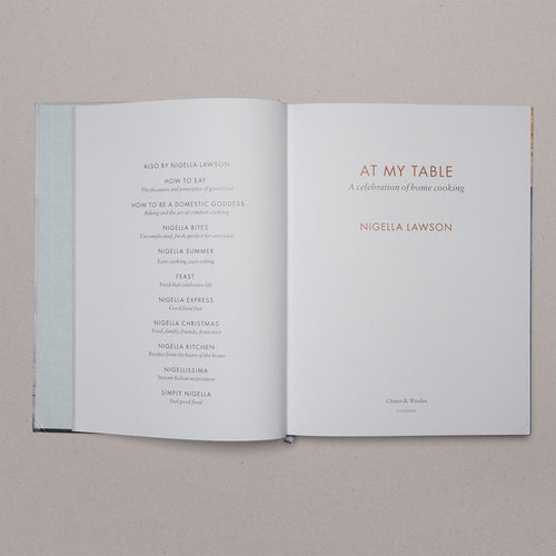 AT MY TABLE | A celebration of home cooking