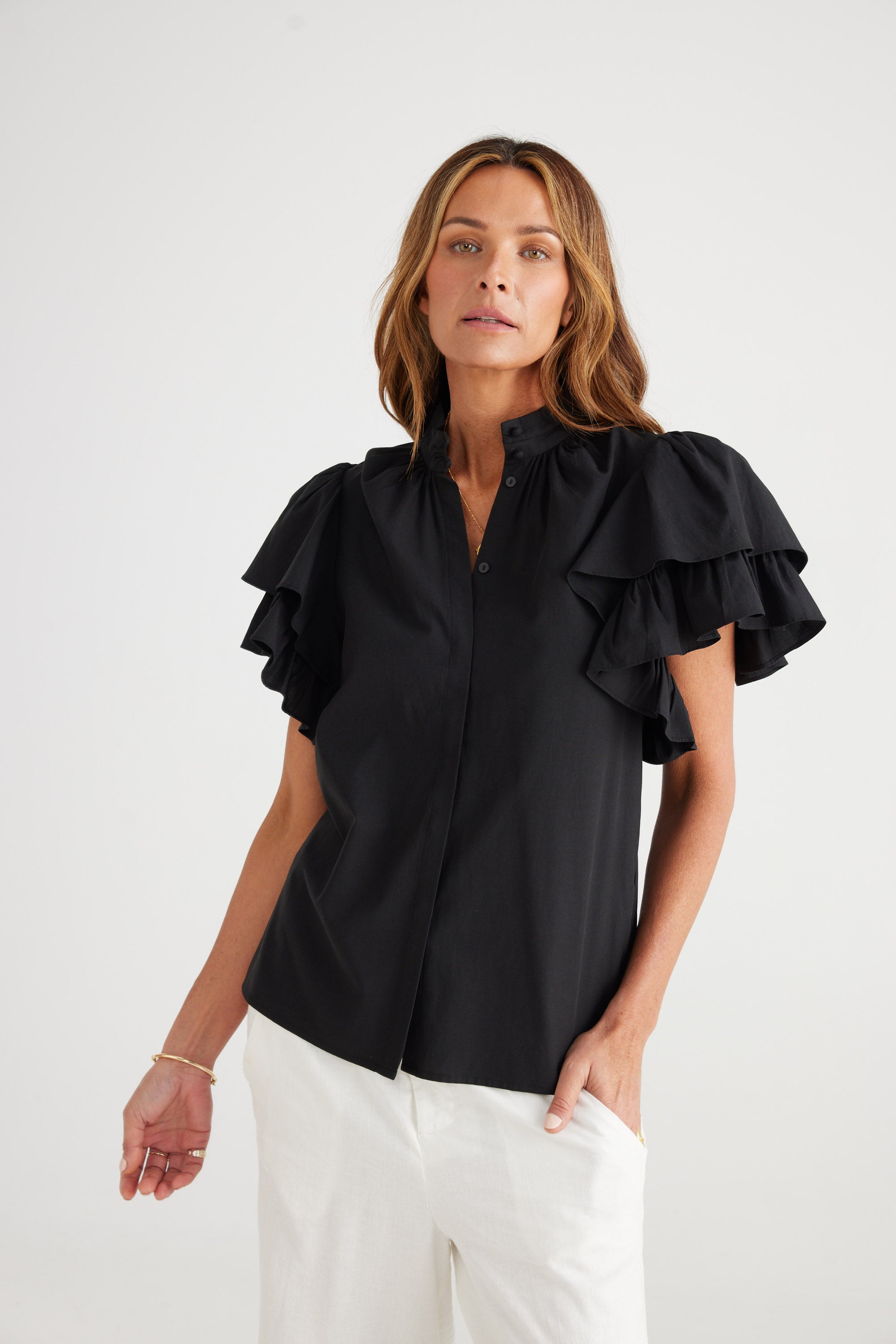 Brave + True - Nini Top | Black – WANDERLUST AND THE MUSE