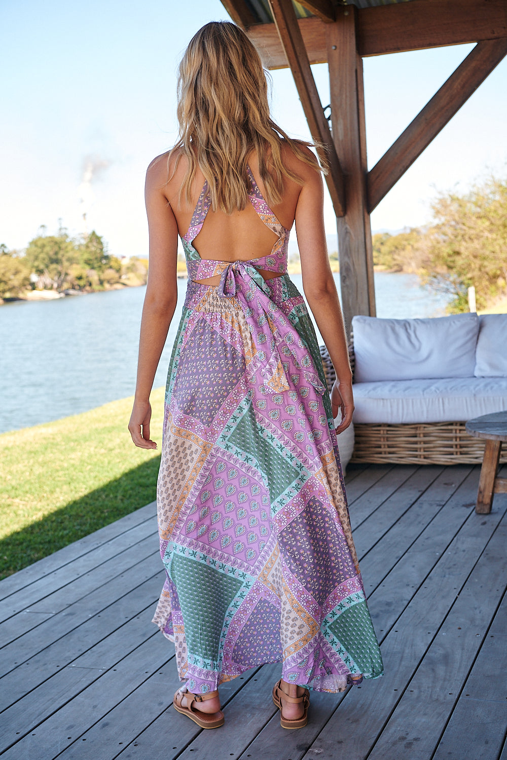 Jaase Endless Summer Maxi Dress | Lavender Haze Print