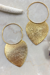 Euro Gold Eclipse Earrings | Melanie Woods