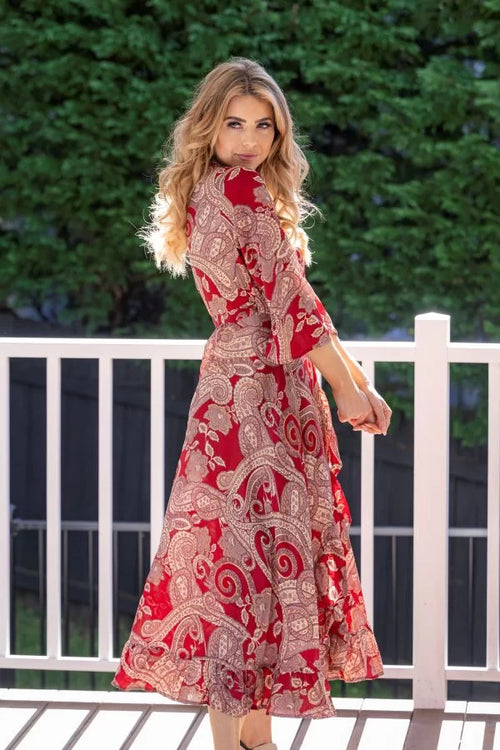Scarlett Wrap Dress | Cienna