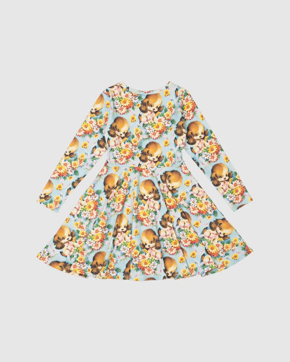 PUPPY LOVE WAISTED DRESS | ROCK YOUR KID