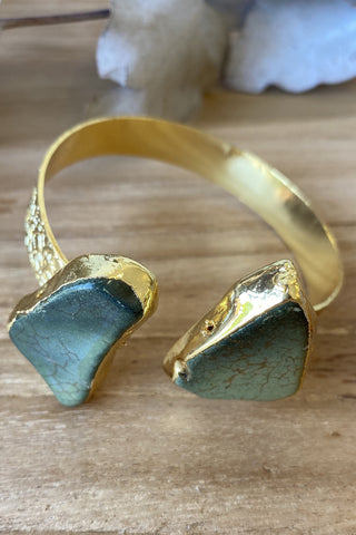 Euro Gold Loose Leaf Earrings | Melanie Woods