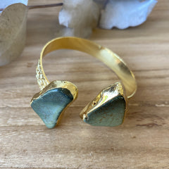 Fedor Double Stone Cuff Bracelet