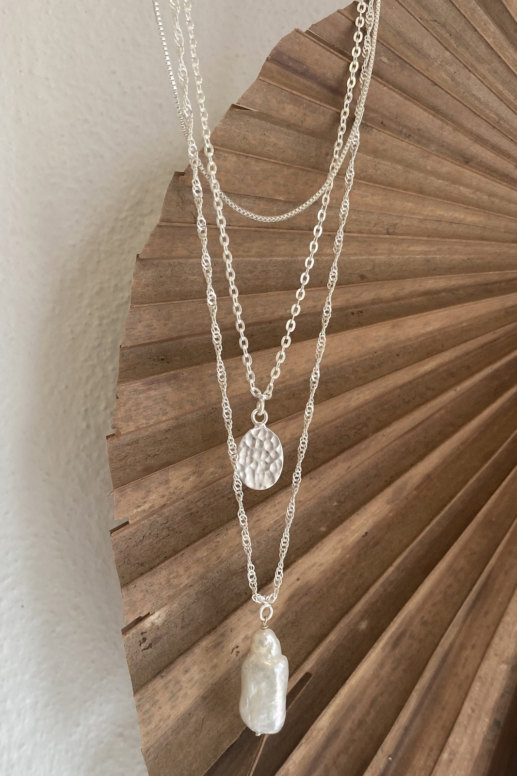Soraya Layered Necklace - Silver
