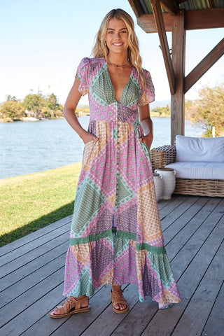 Jaase Rae Mini Dress - Suraya Print