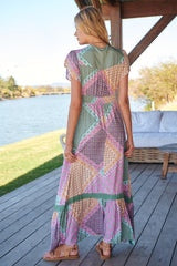 Jaase Tabitha Maxi Dress | Lavender Haze Print
