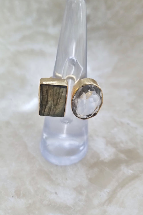 HOLIDAY Marina Ring | Black Rainbow