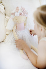 ALIMROSE SIENNA DOLL PALE PINK 50CM