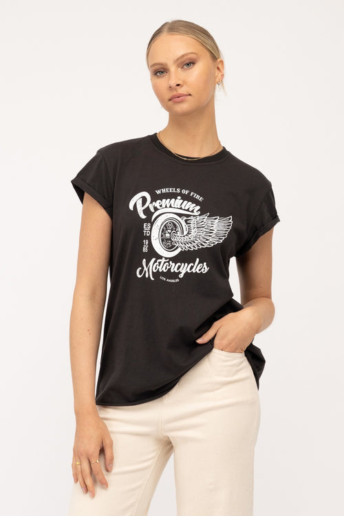 WHEELS OF FIRE - GRAPHIC TEE | PAPERHEART