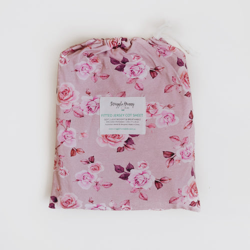 SNUGGLE HUNNY BLOSSOM | Fitted Cot Sheet