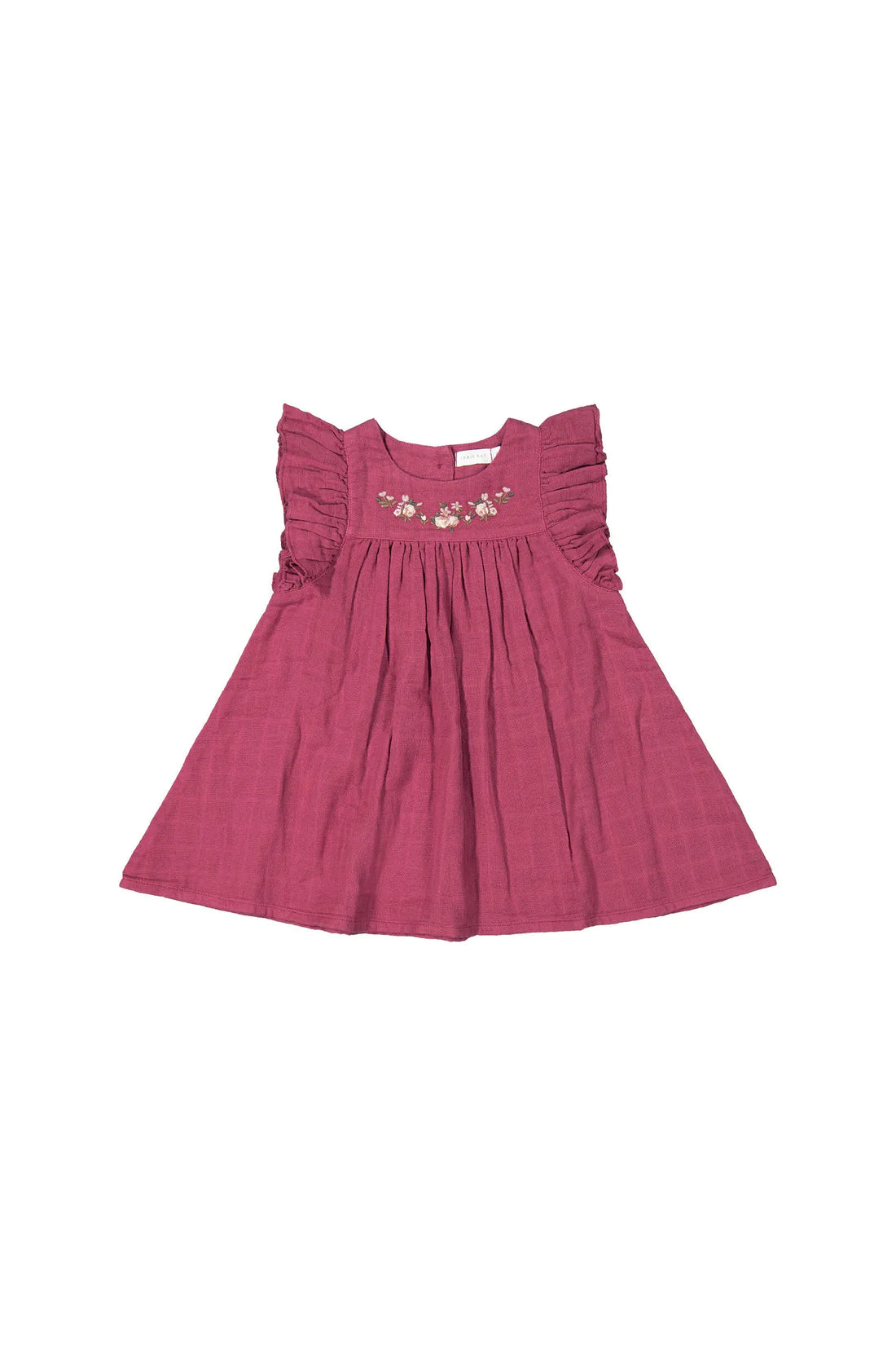 JAMIE KAY | Organic Cotton Muslin Eleanor Dress - Raspberry Pink