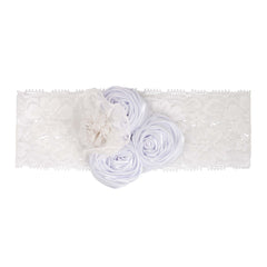 Designer Kidz Sophia floral lace headband