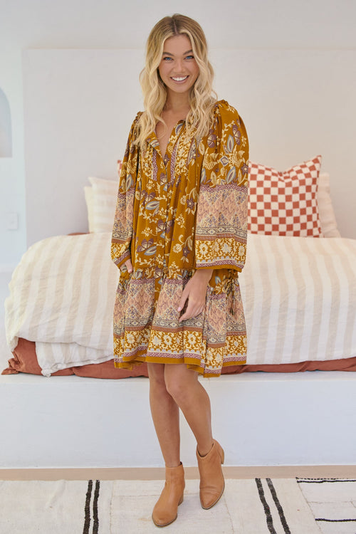 Jaase Palma Mini Dress | Emre Print