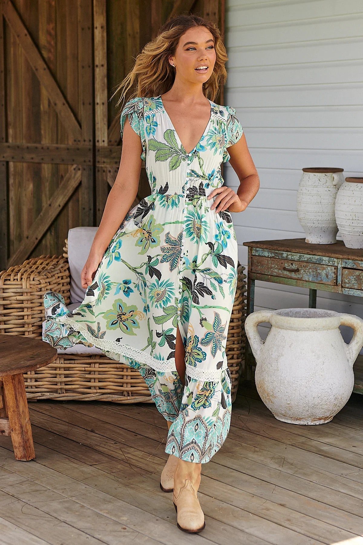 JAASE CARMEN MAXI DRESS | UTOPIA PRINT
