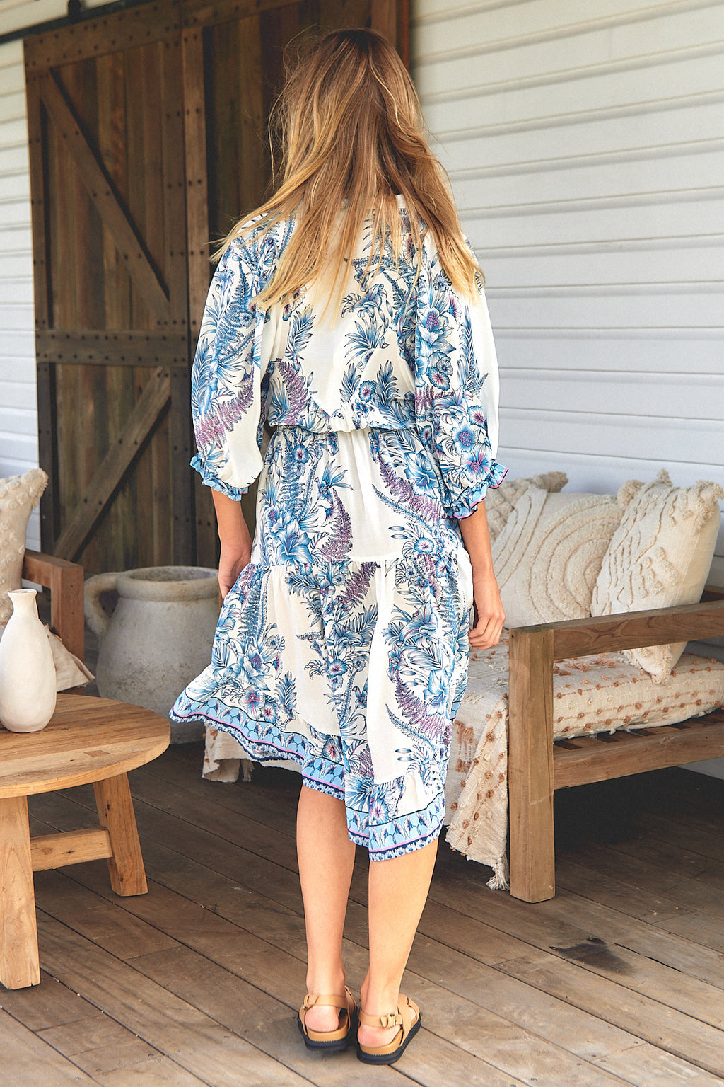 Jaase Jasmine Midi Dress | Sea Breeze Print