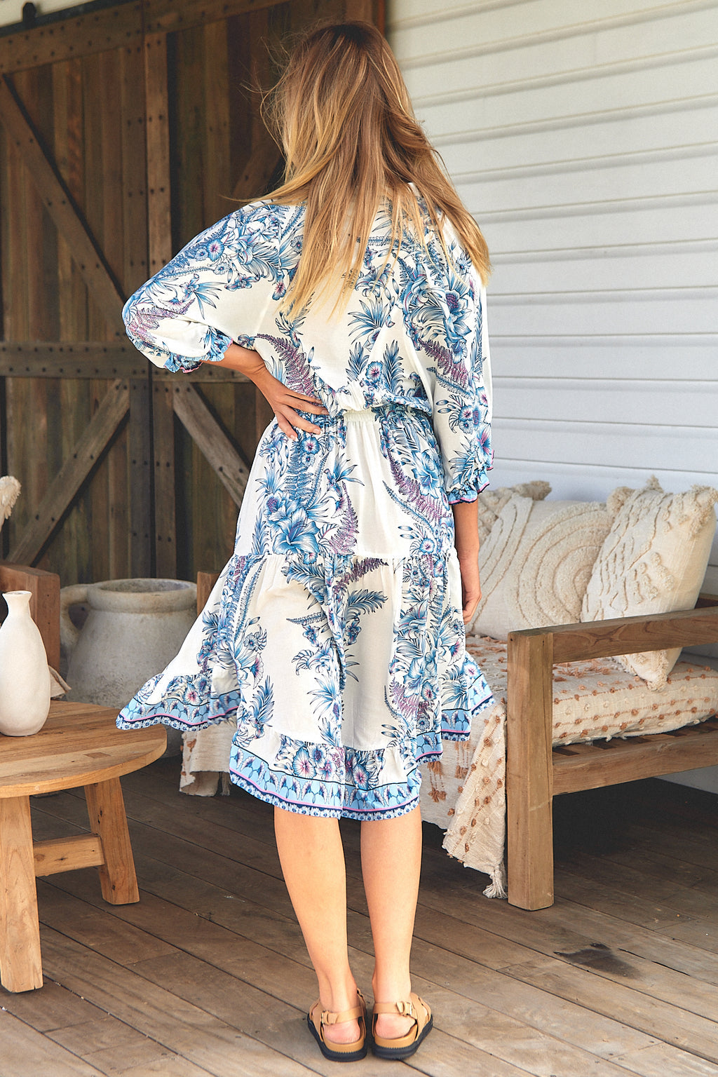 Jaase Jasmine Midi Dress | Sea Breeze Print
