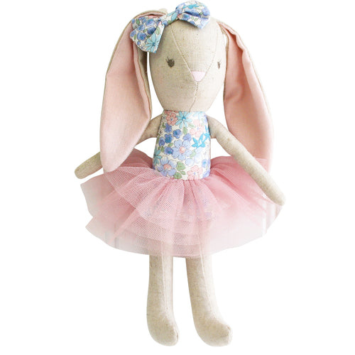 ALIMROSE LINEN BABY PEARL TOY - LIBERTY BLUE