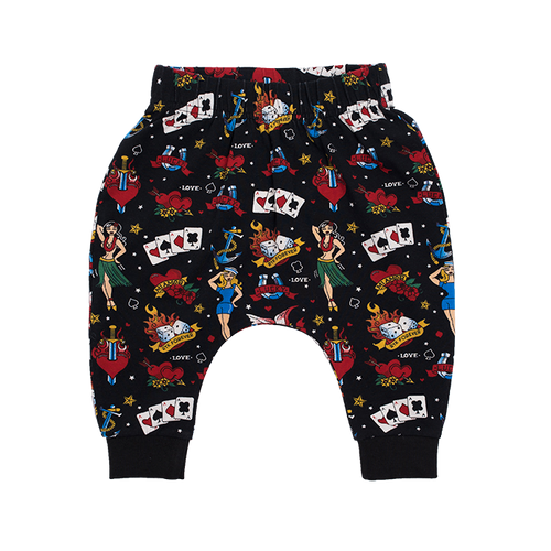 ROCK YOUR BABY OLD SCHOOL TATTOO PANTS