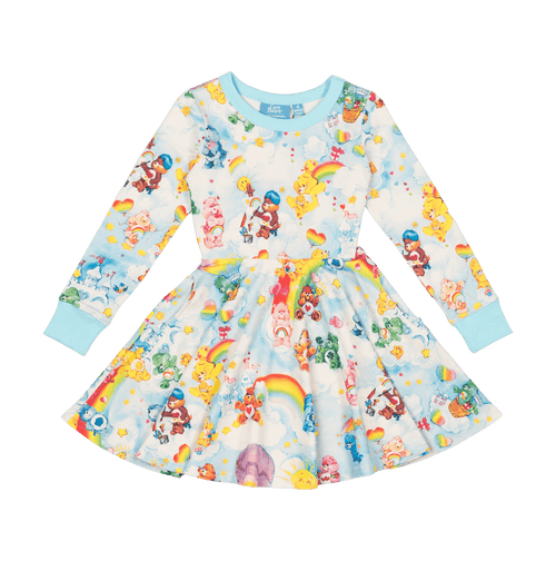 ROCK YOUR KID REACH FOR THE STARS LS WAISTED DRESS