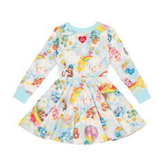 ROCK YOUR KID REACH FOR THE STARS LS WAISTED DRESS