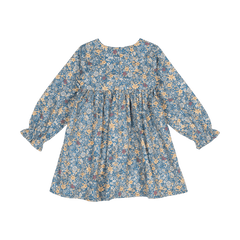 BLUE FLORAL SMOCK DRESS | ROCK YOUR KID