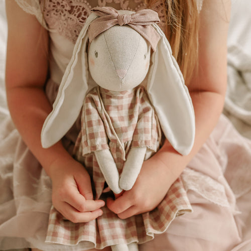 Alimrose 50cm Sofia Bunny Rose Check