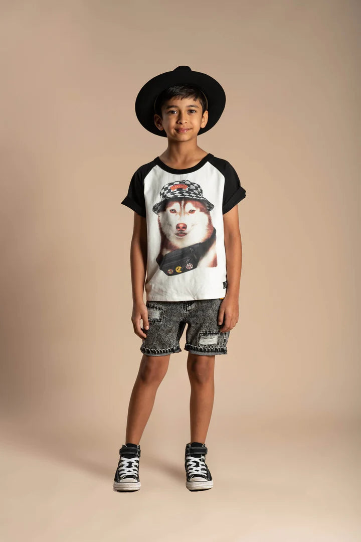 ROCK YOUR KID | ROCK N ROLL DOG BOXY FIT T-SHIRT